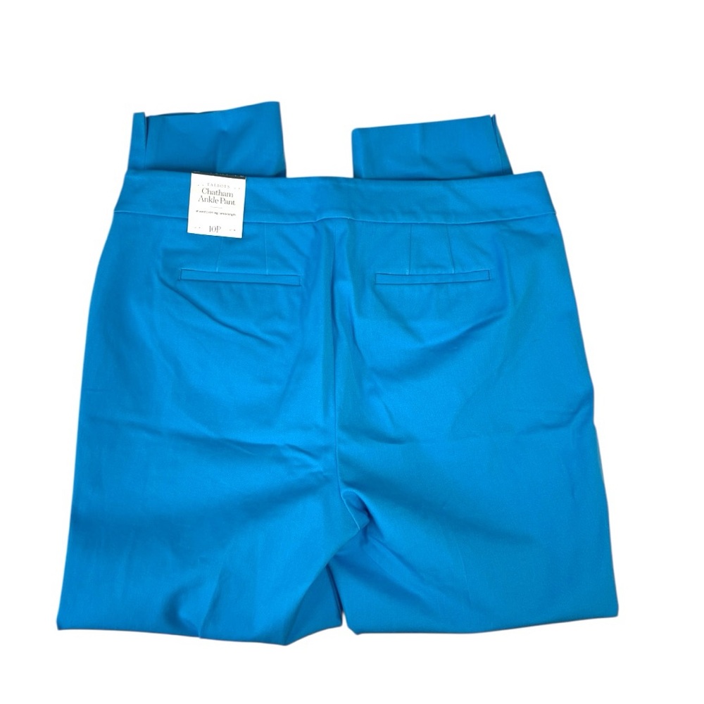 Talbots Chatham Ankle Pant Size 10P in Bright Blue - Picture 4 of 8
